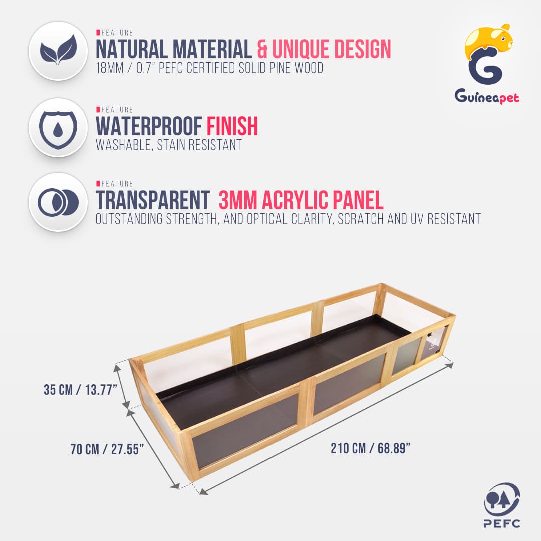 2x6 Wooden Enclosure