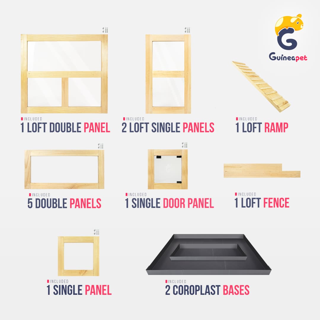2x6 Wooden Enclosure with Loft
