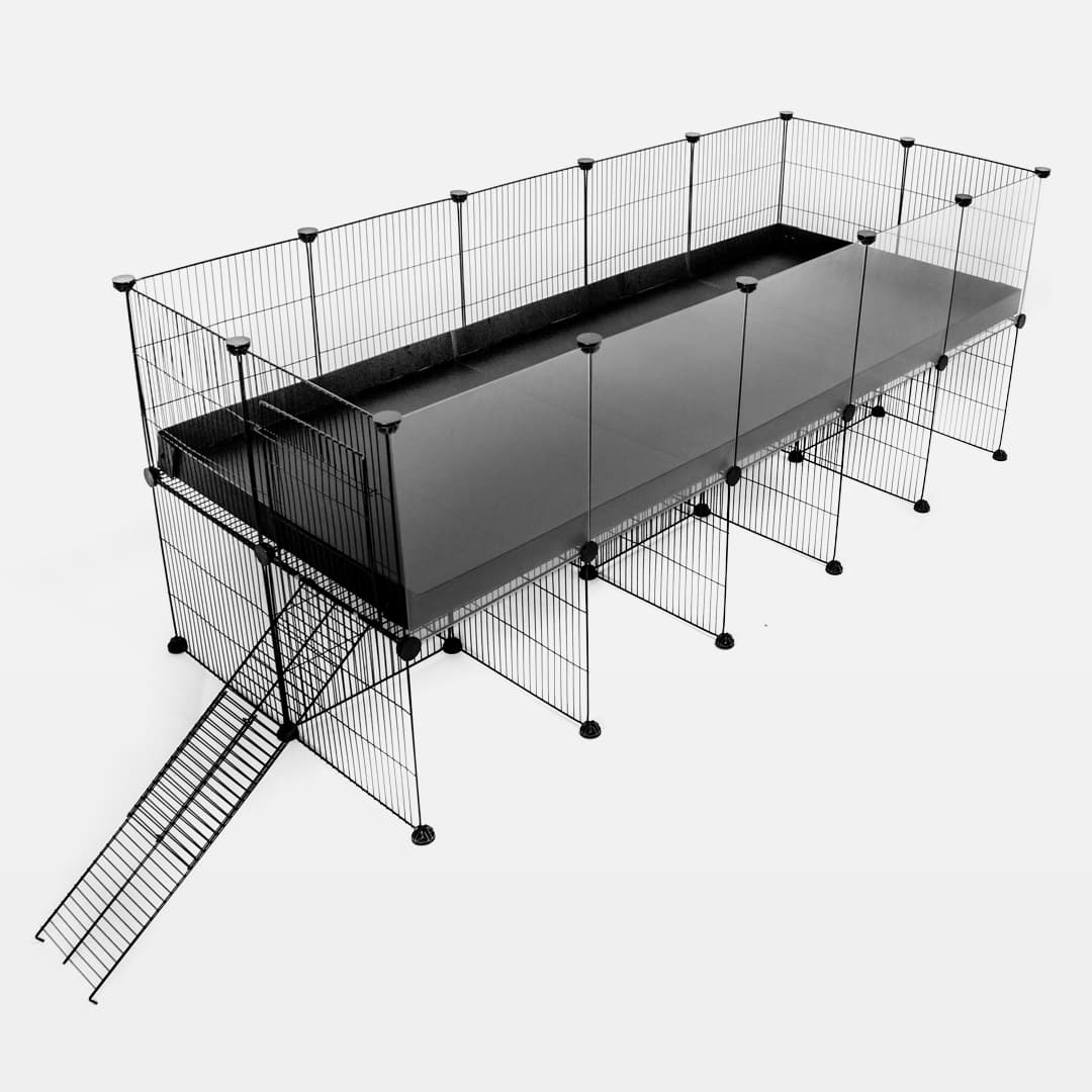 Gaiola C&C transparente 2X5 com suporte