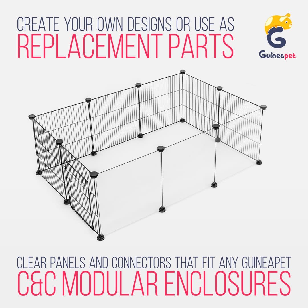Clear Panels for Guineapet C&C Enclosures