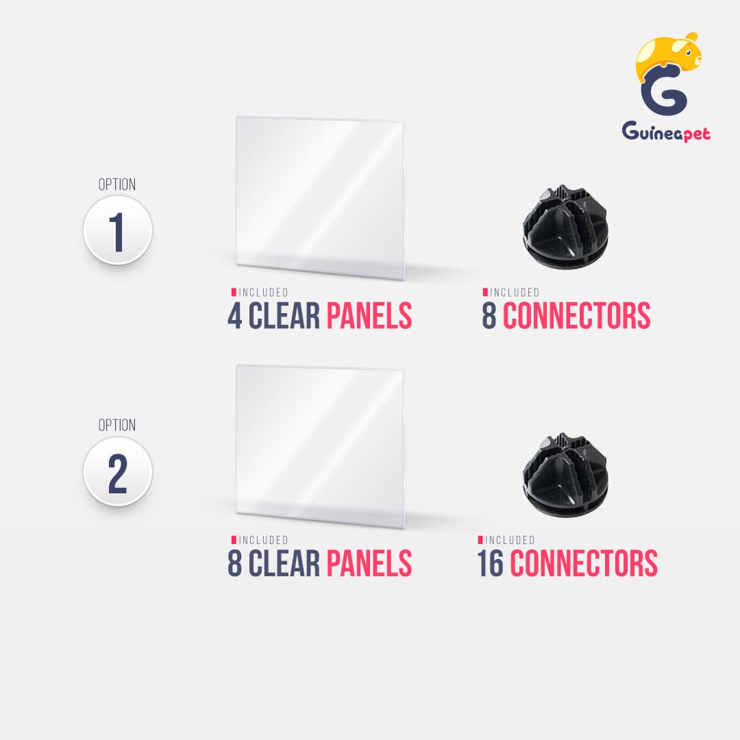 Clear Panels for Guineapet C&C Enclosures