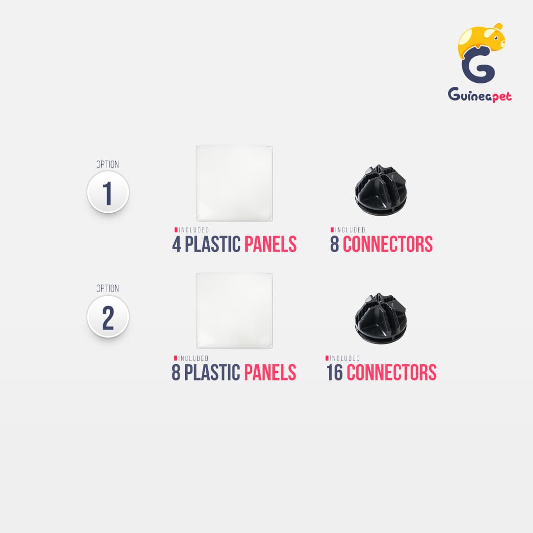 Plastique <tc>C&C</tc> Grilles pour <tc>Guineapet</tc> enceintes