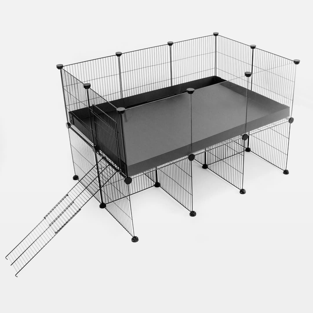 Gaiola C&C transparente 2X3 com suporte