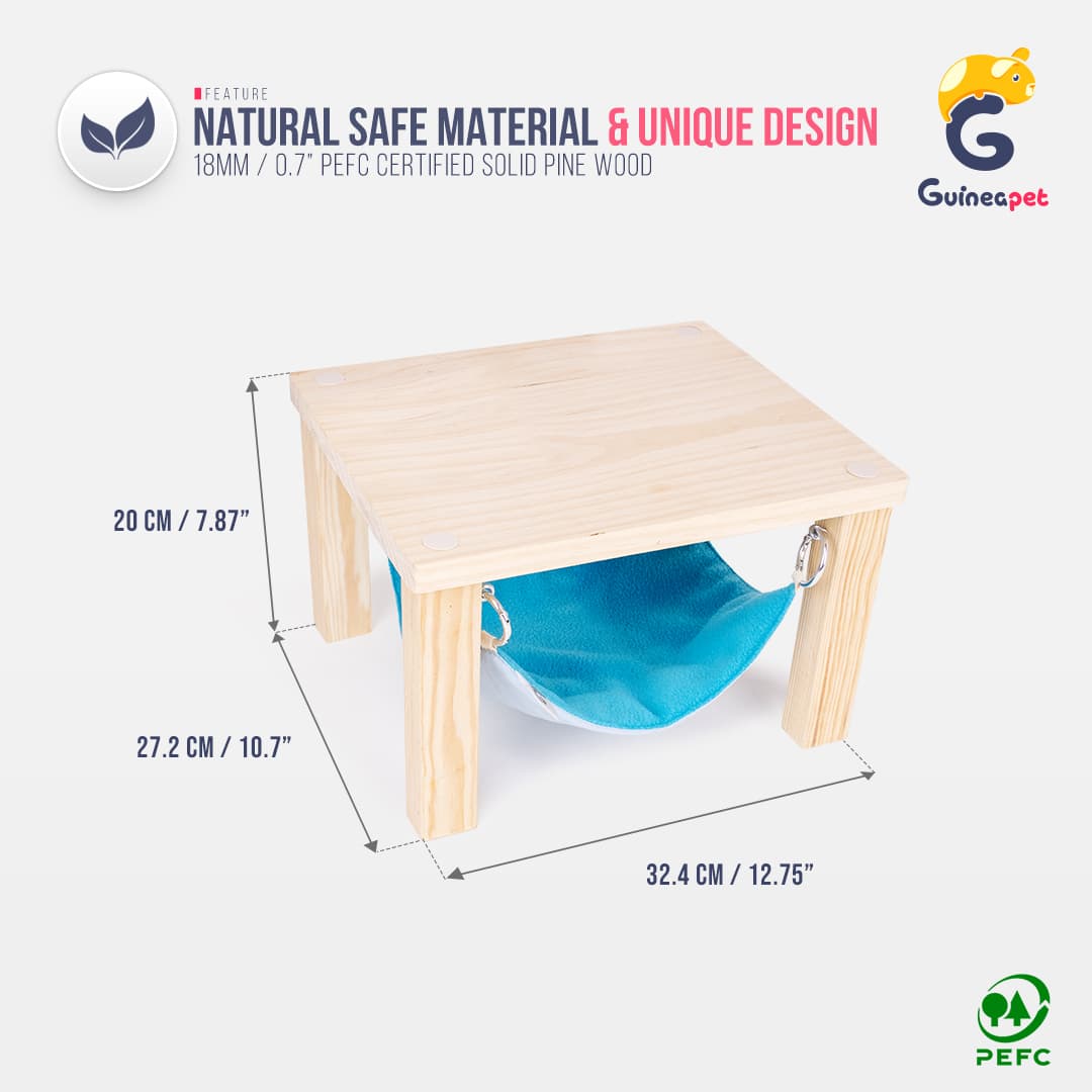 Stand de hamac en bois