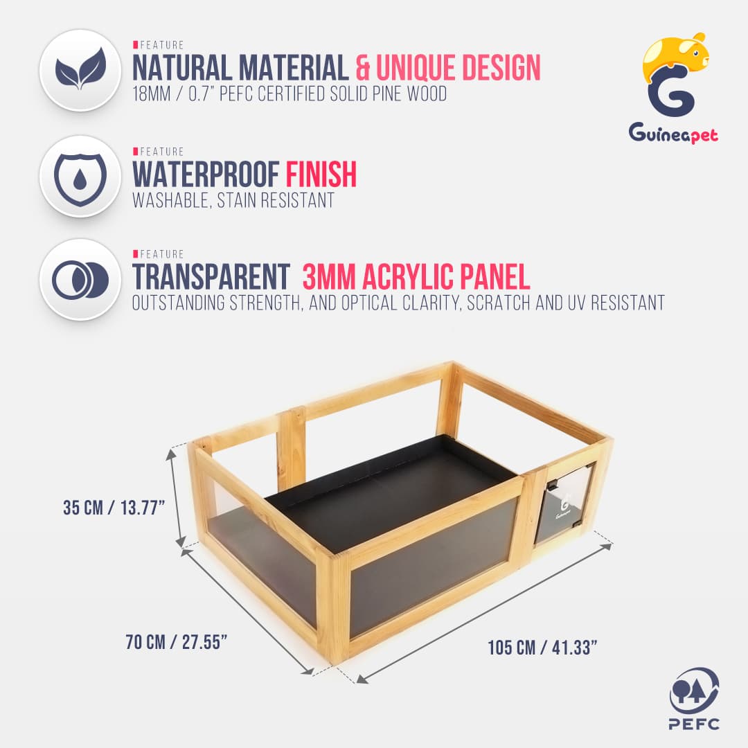 2X3 Wooden Enclosure