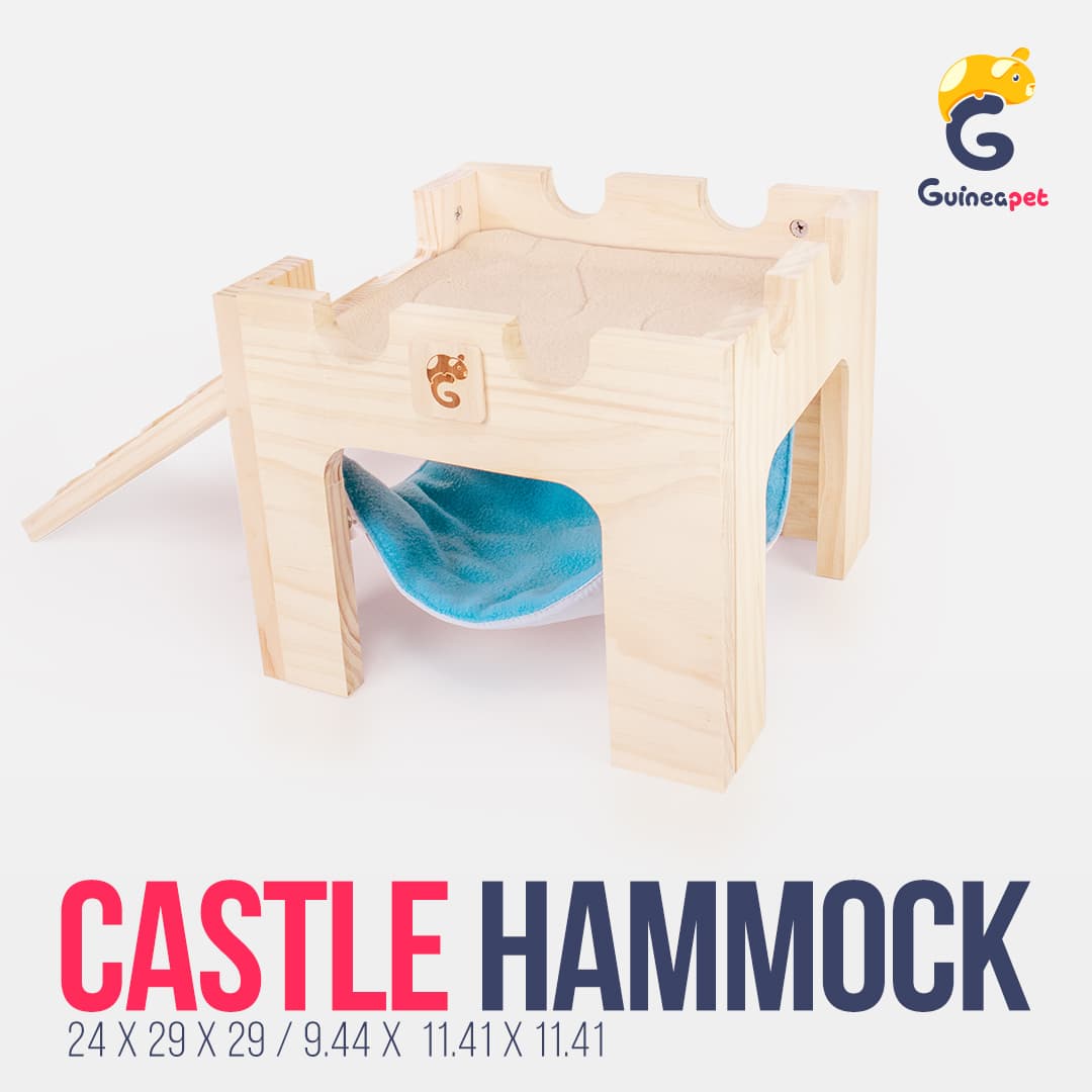 Château hamac en bois caché