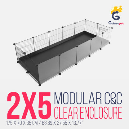 2X5 Transparentes C&amp;C-Gehäuse