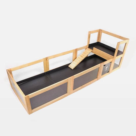 2x6 Wooden Enclosure with Loft