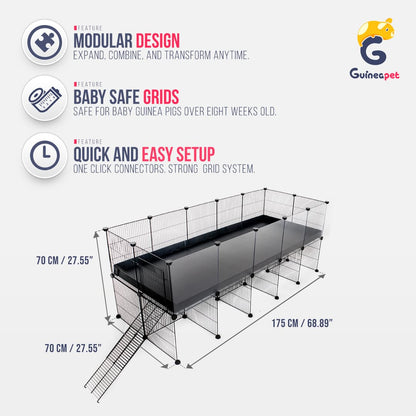 2X5 Transparent C&C Enclosure with Stand