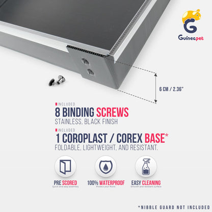 2X5 Transparent C&C Enclosure with Stand