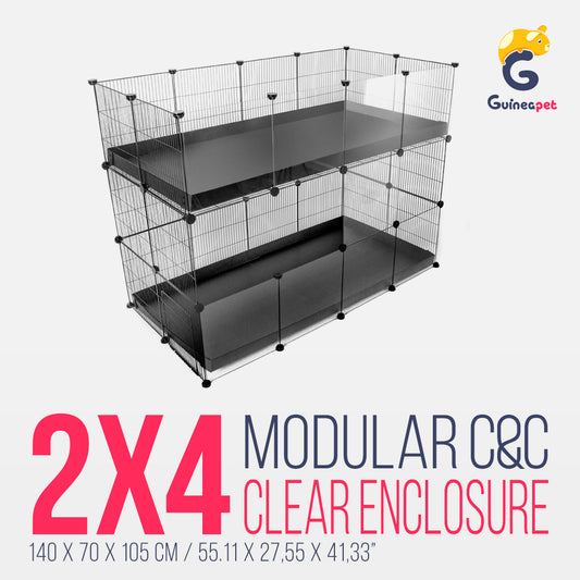 Gaiola C&C Transparente Dupla 2X4