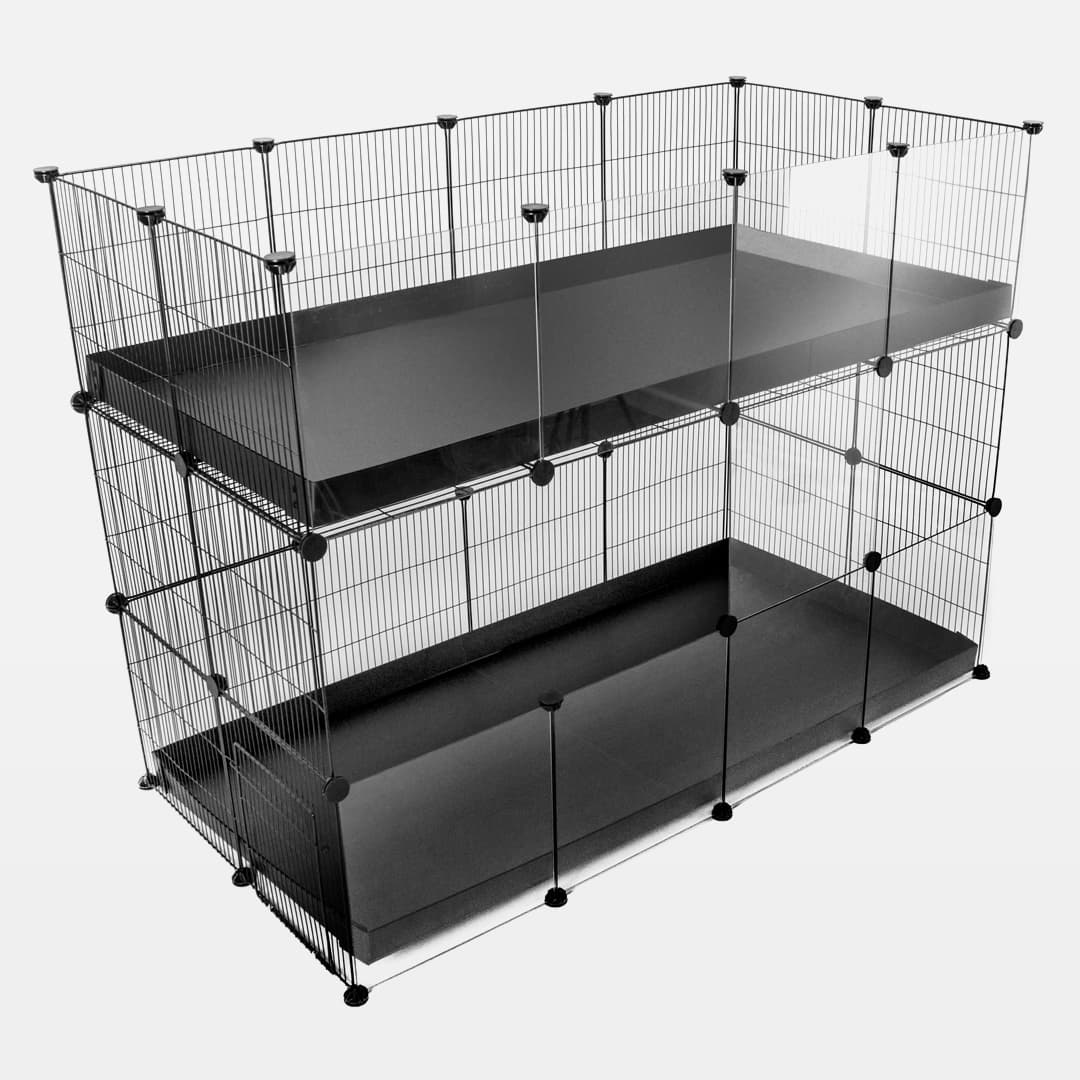 Gaiola C&C Transparente Dupla 2X4