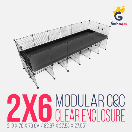 Boîtier transparent <tc>C&C</tc> 2X6 avec support