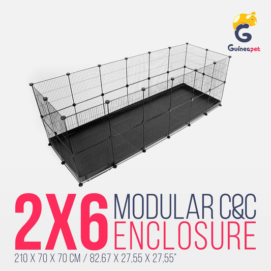 2X6 <tc>C&C</tc> Enclos pour lapins