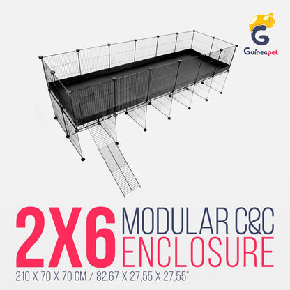Gaiola 2X6 C&C com suporte