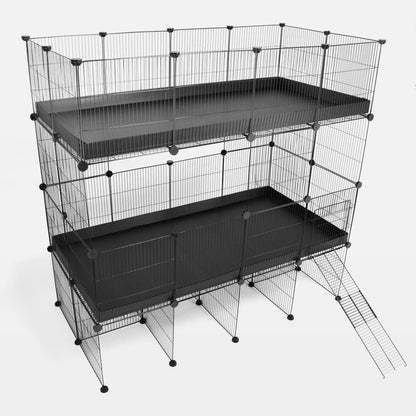 Double 2X4 C&C Enclosure with Stand and Storage – Guineapet