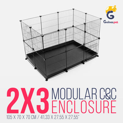 Gabinete 2X3 C&C para Coelhos