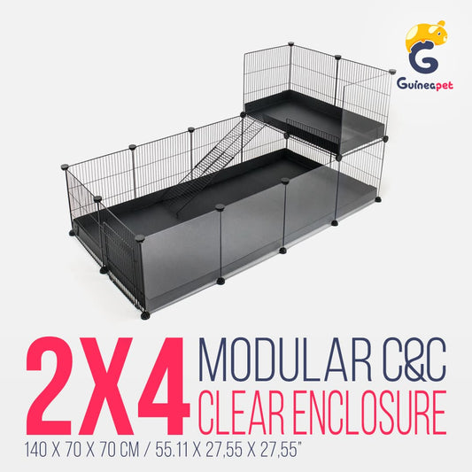 Gaiola C&C Transparente 2X4 com Loft