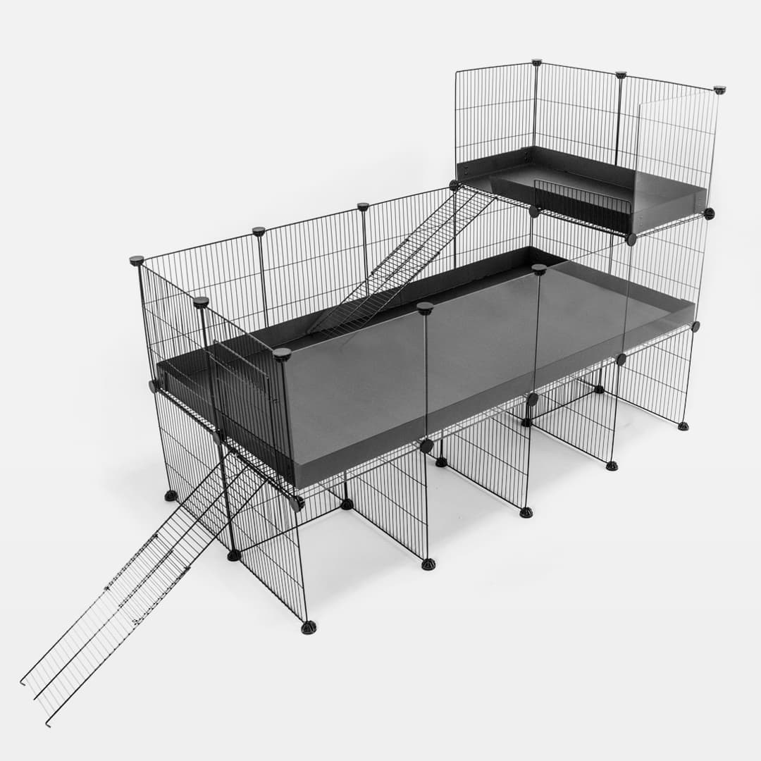 2X4 Transparent C&C Enclosure with Stand and Loft