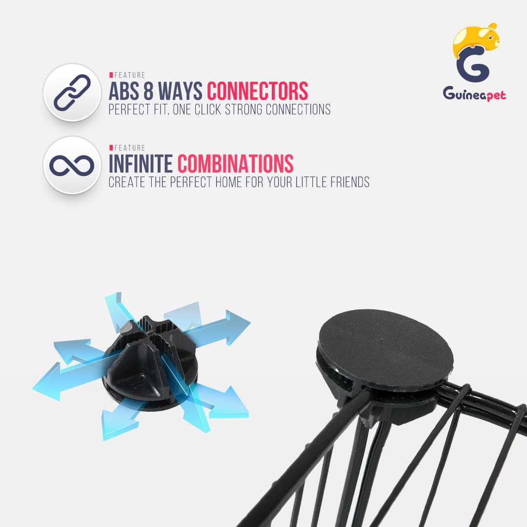 Connectors for Guineapet C&C enclosures
