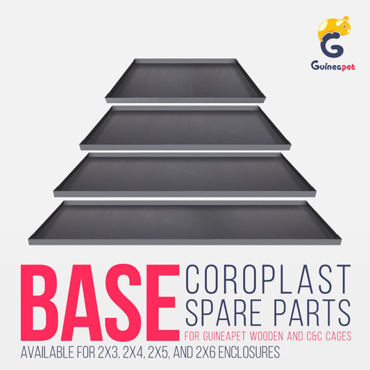 Coroplast / Correx bases for Guineapet enclosures