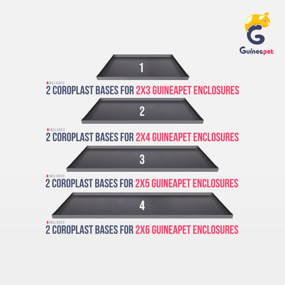 Coroplast / Correx bases for Guineapet enclosures