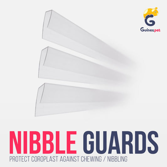 Nibble guard for coroplast / correx