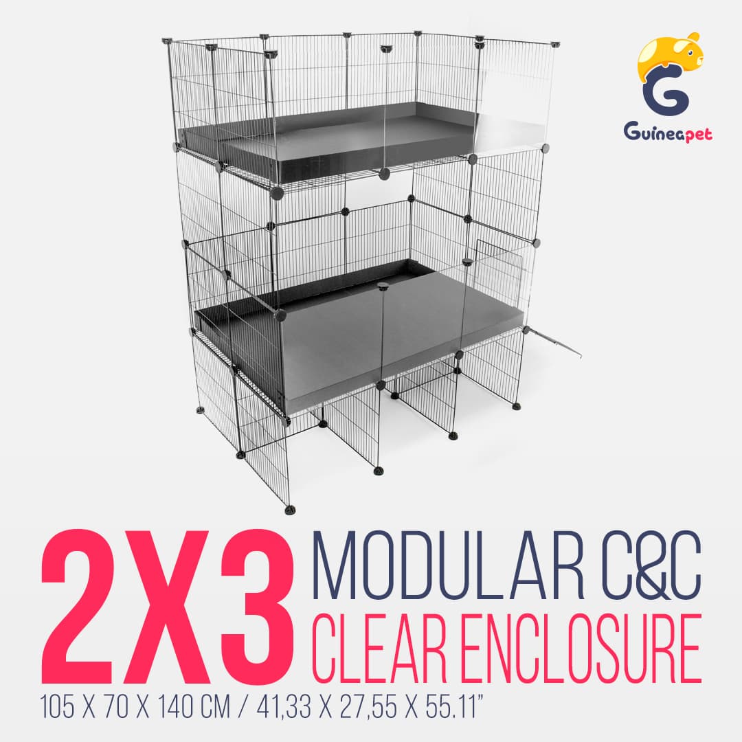 Double 2X3 Transparent C&C Enclosure with Stand