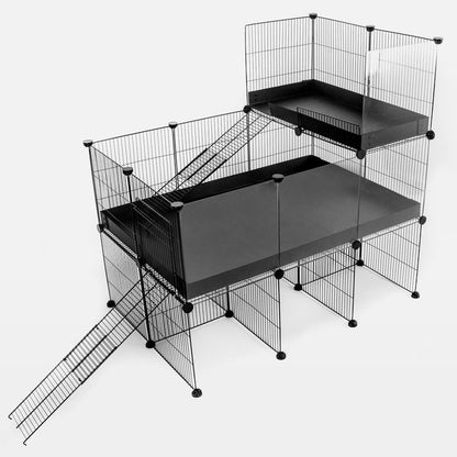 Gaiola C&C transparente 2X3 com suporte e loft