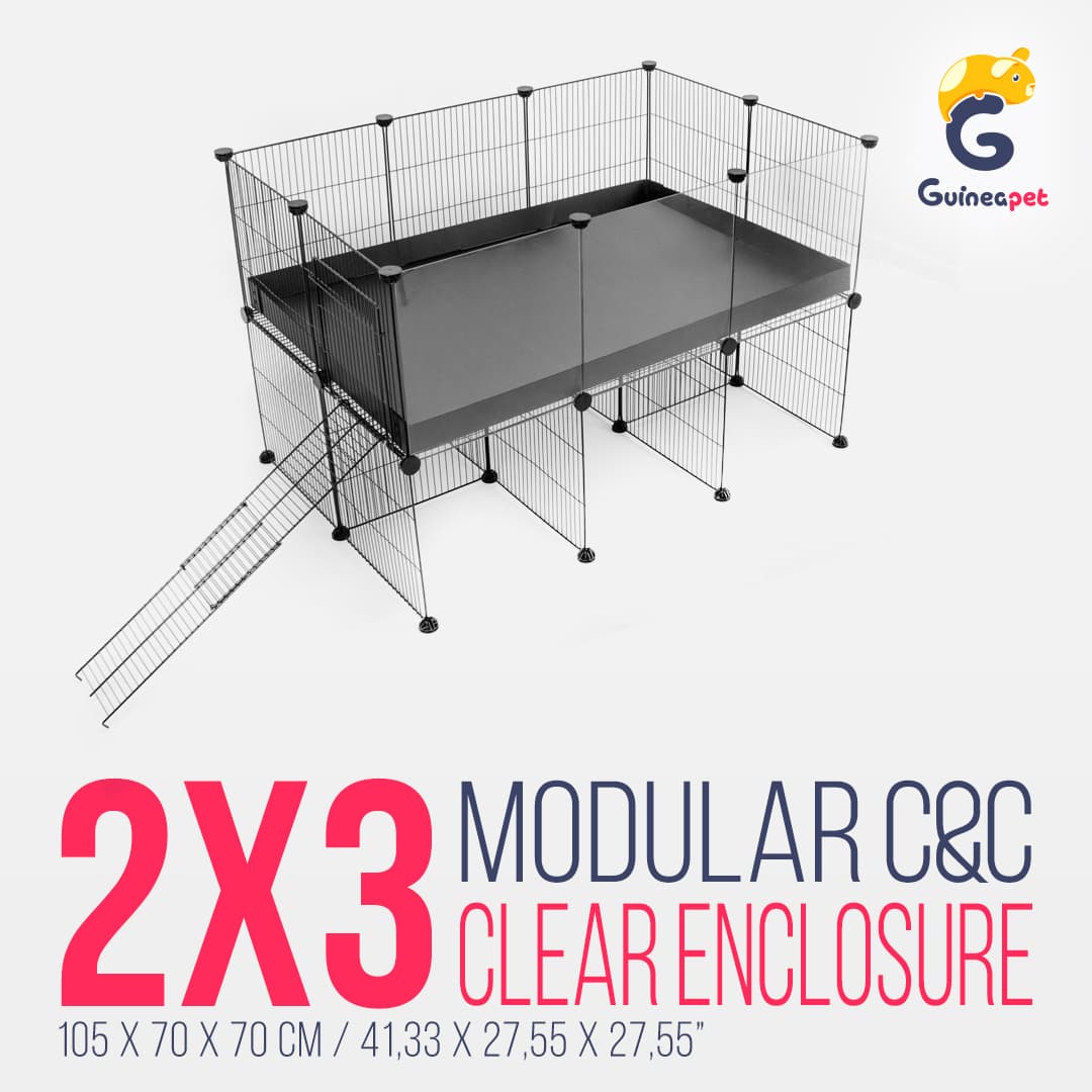 2X3 Transparent C&C Enclosure with Stand