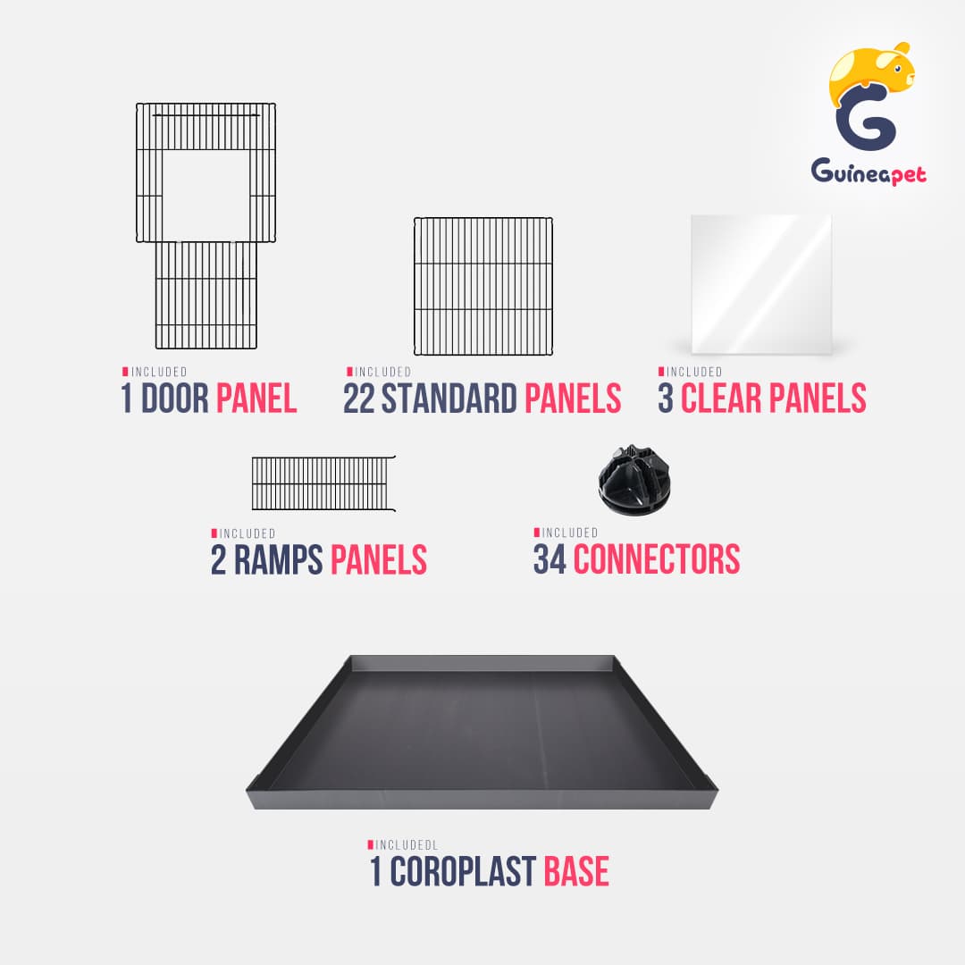 2X3 Transparent C&C Enclosure with Stand