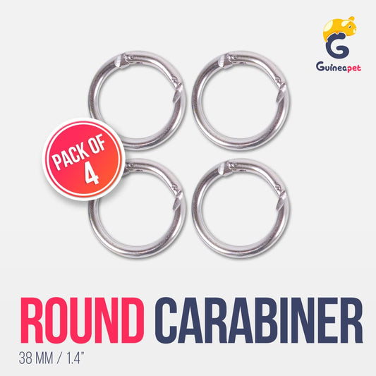 4 Round Carabiners Pack