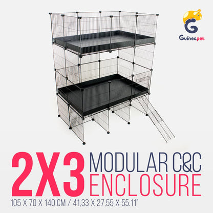 Doppeltes 2X3 C&amp;C-Gehäuse mit Ständer