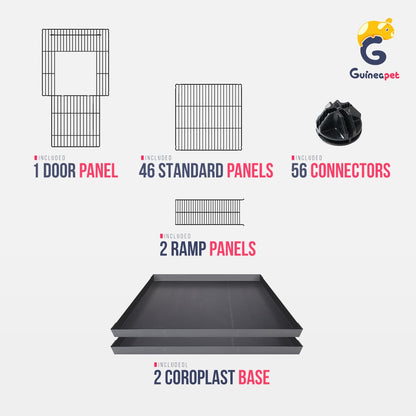 Doppeltes 2X3 C&amp;C-Gehäuse mit Ständer