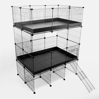 <tc>Boîtier double 2X3 C&C avec support</tc>