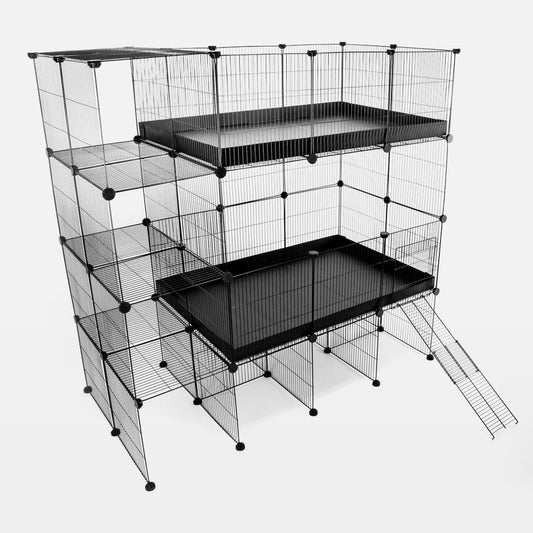 Doppel 2X3 <tc>C&C</tc> Gehäuse mit Ständer und Aufbewahrung
