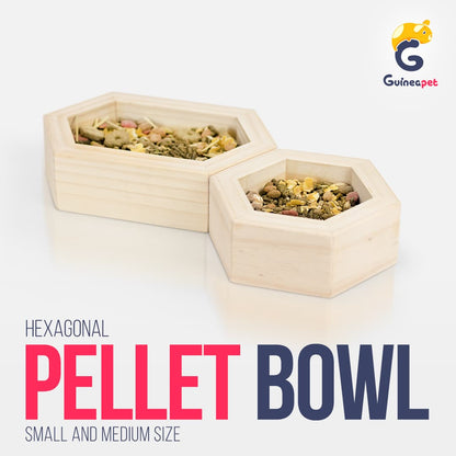 Tigela hexagonal para pellets